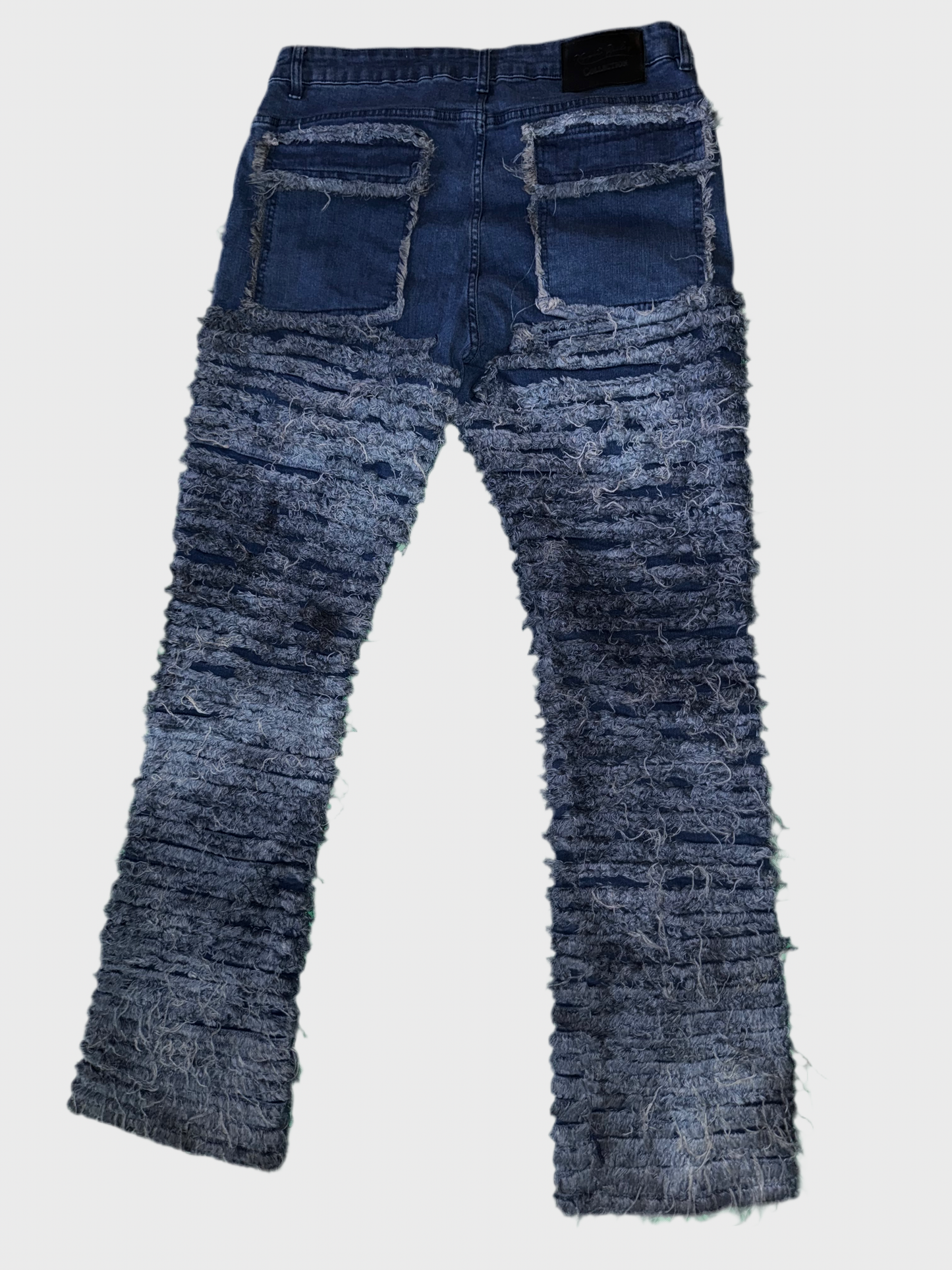 Stacked Distressed Denim